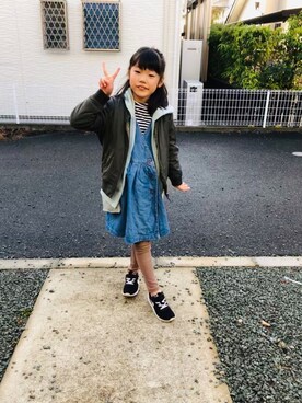 emi_mitoさん（キッズ・124cm）の秋コーディネート