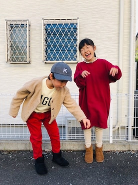 赤ワンピ のキッズ人気ファッションコーディネート Wear