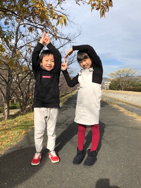 emi_mitoさん（キッズ・120cm）の冬コーディネート