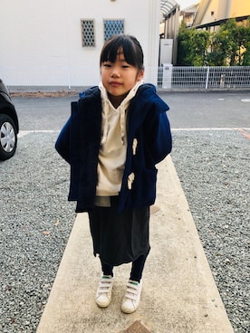 emi_mitoさん（キッズ・124cm）の冬コーディネート