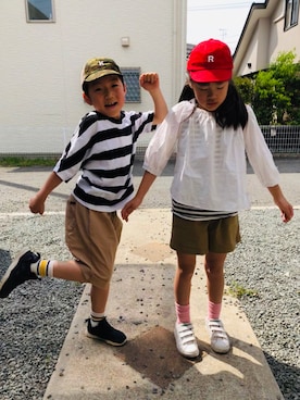 emi_mitoさん（キッズ・125cm）の春コーディネート