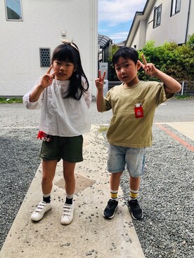 emi_mitoさん（キッズ・125cm）の夏コーディネート