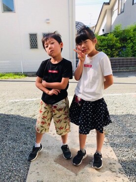emi_mitoさん（キッズ・125cm）の夏コーディネート