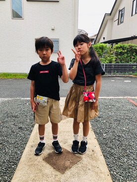 emi_mitoさん（キッズ・125cm）の夏コーディネート