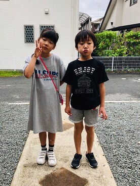 「アイテム（雑貨/ホビー）」を使った、emi_mitoさん（キッズ・125cm）の夏コーディネート