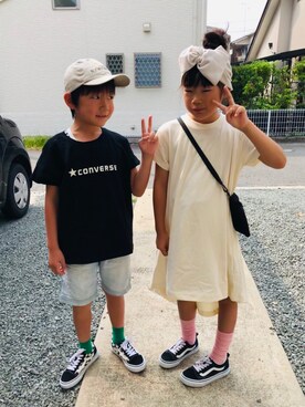 emi_mitoさん（キッズ・125cm）の夏コーディネート