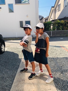 emi_mitoさん（キッズ・125cm）の夏コーディネート