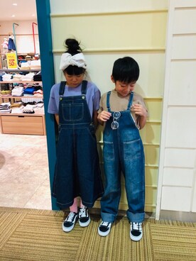 emi_mitoさん（キッズ・125cm）の夏コーディネート