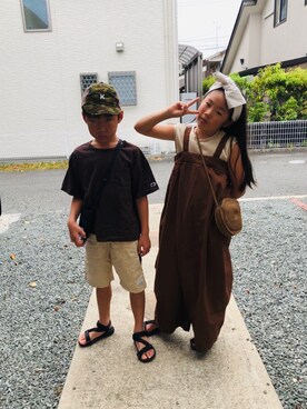 emi_mitoさん（キッズ・125cm）の夏コーディネート