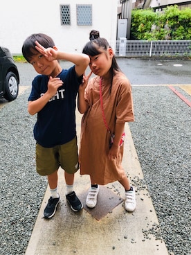 emi_mitoさん（キッズ・125cm）の夏コーディネート