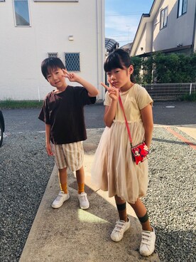 emi_mitoさん（キッズ・125cm）の秋コーディネート