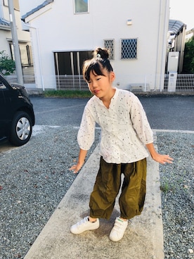 「アイテム（雑貨/ホビー）」を使った、emi_mitoさん（キッズ・129cm）の秋コーディネート