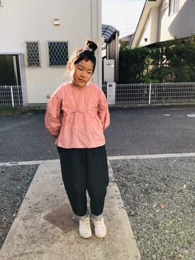 「あずきいろまつり2019」｜emi_mitoさん（キッズ・129cm）の秋コーディネート