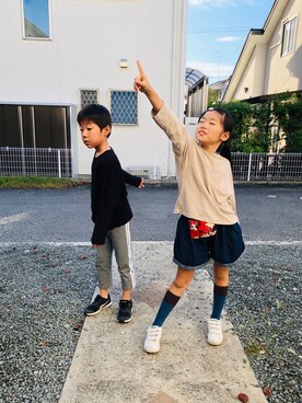 emi_mitoさん（キッズ・129cm）の秋コーディネート