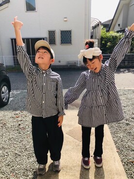 emi_mitoさん（キッズ・129cm）の秋コーディネート