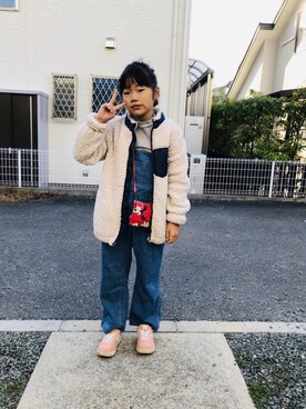 emi_mitoさん（キッズ・129cm）の冬コーディネート