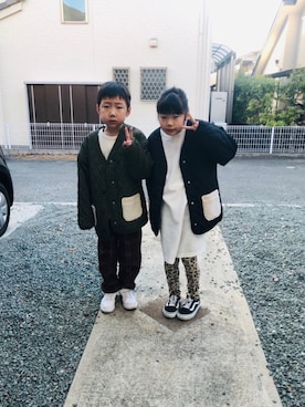 emi_mitoさん（キッズ・130cm）の冬コーディネート