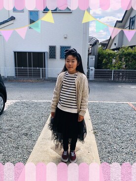 emi_mitoさん（キッズ・130cm）の春コーディネート