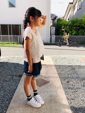 emi_mitoさん（キッズ・130cm）の夏コーディネート