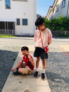 emi_mitoさん（キッズ・130cm）の夏コーディネート