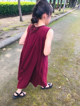 「KBF（ケイビーエフ）のアイテム」を使った、emi_mitoさん（キッズ・130cm）の夏コーディネート