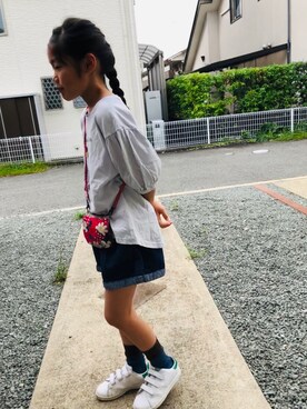 emi_mitoさん（キッズ・130cm）の夏コーディネート