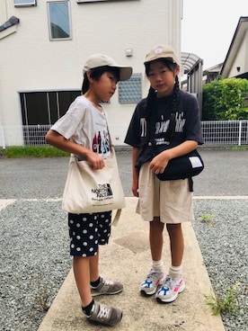 emi_mitoさん（キッズ・130cm）の夏コーディネート