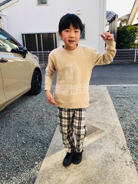 emi_mitoさん（キッズ・134cm）の春コーディネート