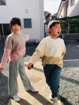 emi_mitoさん（キッズ・137cm）の春コーディネート