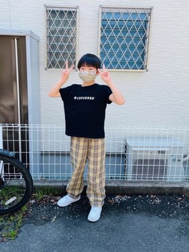 emi_mitoさん（キッズ・135cm）の夏コーディネート