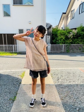 emi_mitoさん（キッズ・138cm）の夏コーディネート