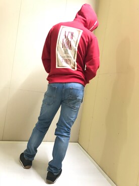 「TYPE BLUE（タイプブルー）のアイテム（パンツ）」を使った、ryuta.oさん（メンズ・174cm）の秋コーディネート