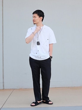 「417 EDIFICE」｜「アイテム（アクセサリー）」を使った、SUZU-さん（メンズ・176cm）の春コーディネート