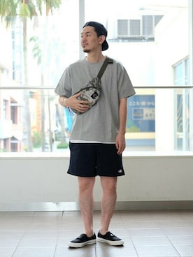 「halo commodity（ハロ　コモディティー）のアイテム」を使った、SUZU-さん（メンズ・176cm）の夏コーディネート