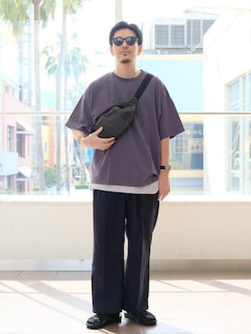 「417 EDIFICE（フォーワンセブンエディフィス）のアイテム（財布/小物）」を使った、SUZU-さん（メンズ・176cm）の夏コーディネート