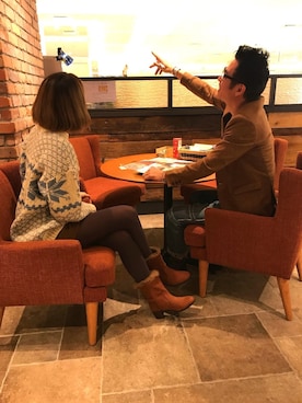 「アイテム（タイツ/ストッキング）」を使った、enchanted 博多マルイさん（レディース・165cm）の秋コーディネート