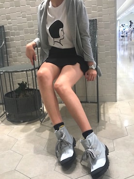 「アイテム（レインシューズ）」を使った、enchanted 博多マルイさん（レディース・165cm）の夏コーディネート