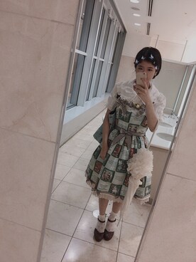 「axes femme（アクシーズファム）のアイテム（サンダル）」を使った、 Aki -koさん（レディース・155cm）の秋コーディネート