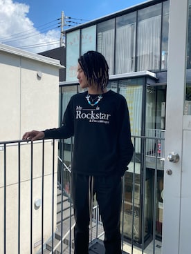 「SAD REBORN DOLLS（サッドリボーンドルズ）のアイテム」を使った、Nubian Uraharaさん（メンズ・175cm）の春コーディネート