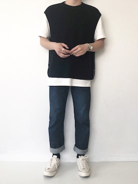 ざーとむさん（メンズ・168cm）の夏コーディネート