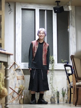 「tricot COMME des GARCONS（トリココムデギャルソン）のアイテム」を使った、「さぜ」さん（メンズ・168cm）の春コーディネート