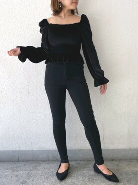 「Candy Beans（キャンディビーンズ）のアイテム」を使った、Candy Beansさん（レディース・153cm）の秋コーディネート