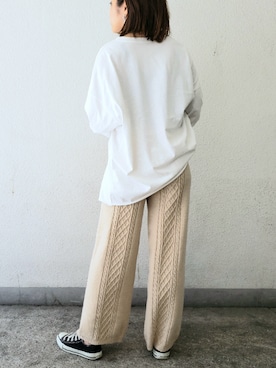 「Candy Beans（キャンディビーンズ）のアイテム」を使った、Candy Beansさん（レディース・153cm）の秋コーディネート