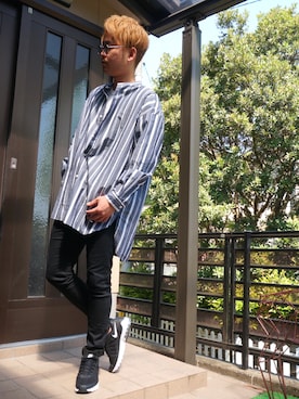 「MURUA（ムルーア）のアイテム」を使った、りょうりょうさん（メンズ・175cm）の春コーディネート