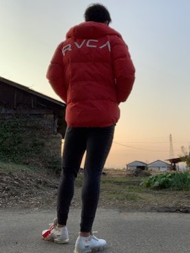 「RVCA（ルーカ）のアイテム（ジャケット/アウター）」を使った、yume.kさん（メンズ・172cm）の秋コーディネート