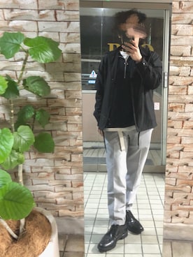 「RAGEBLUE（レイジブルー）のアイテム（その他アウター）」を使った、misakiさん（メンズ・161cm）の冬コーディネート