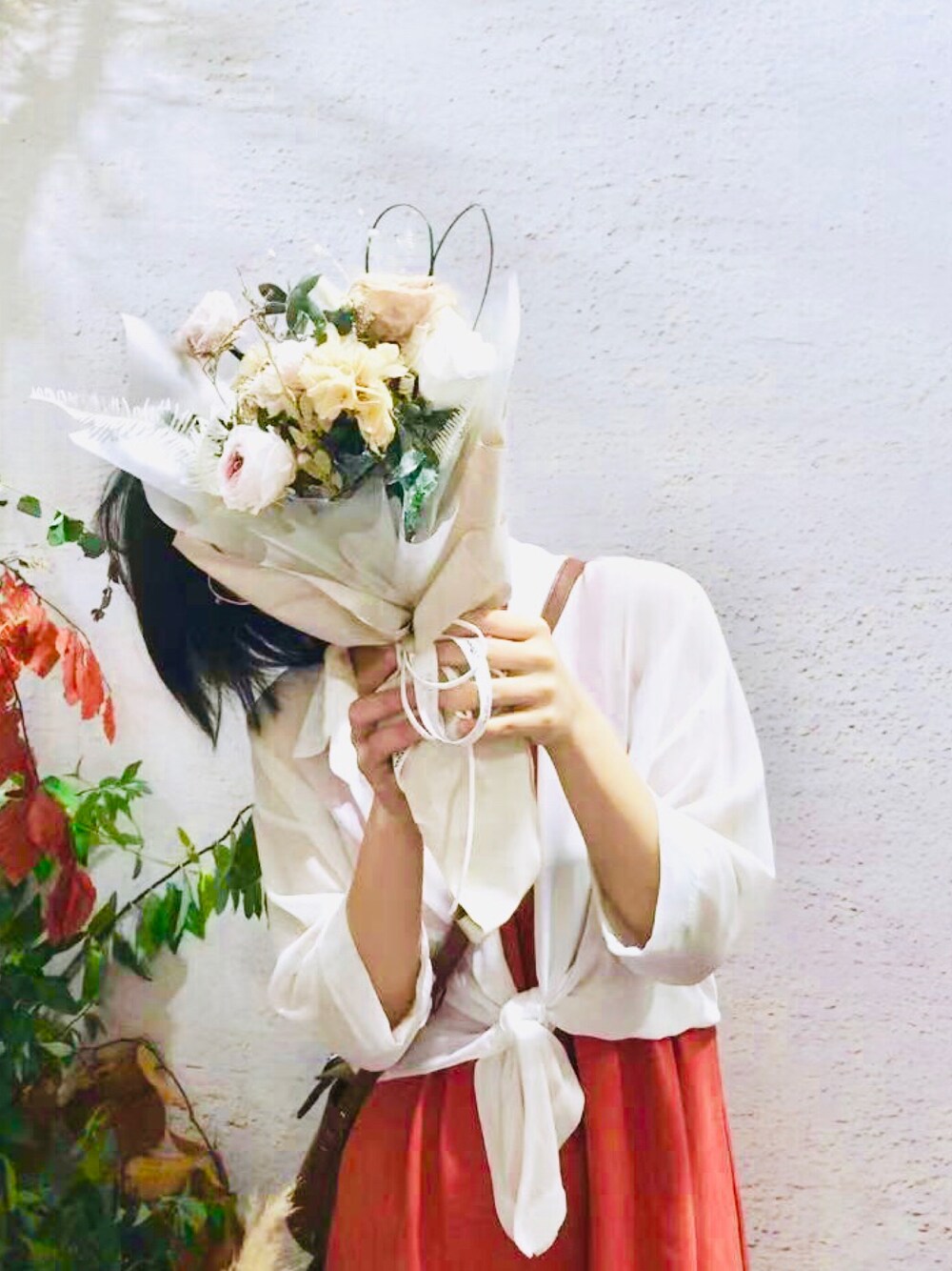 「夏、周末穿搭」｜「实体店のアイテム（ワンピース、レッド系）」を使った、皮卡丘丘さん（レディース・155cm）の夏コーディネートの1枚目の写真