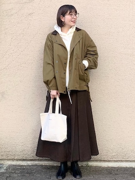 coen まつもとさん（レディース・163cm）の冬コーディネート