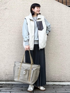 「SMITH'S（スミス）のアイテム」を使った、coen まつもとさん（レディース・163cm）の秋コーディネート