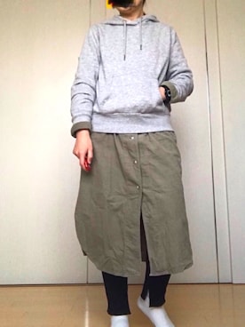 「MHL.」｜「アイテム（ワンピース/ドレス）」を使った、rakkoさん（レディース・153cm）の秋コーディネート